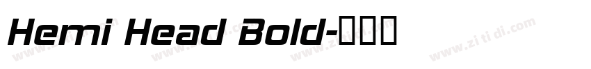 Hemi Head Bold字体转换